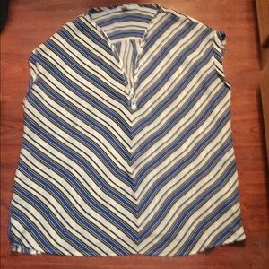 Sheer sleeveless top